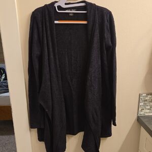 Barefoot Dreams Black Open Front Cardigan